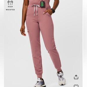 FIGS Mauve Zamora High Waisted Jogger Scrubs